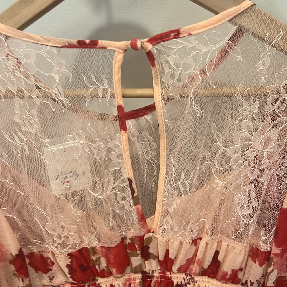 Free People NWT Daphne Long Sleeve Top-Medium - Picture 7 of 13